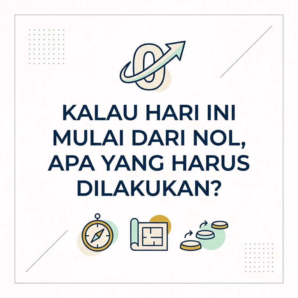 Kalau Hari Ini Mulai dari Nol, Apa yang Harus Dilakukan?
