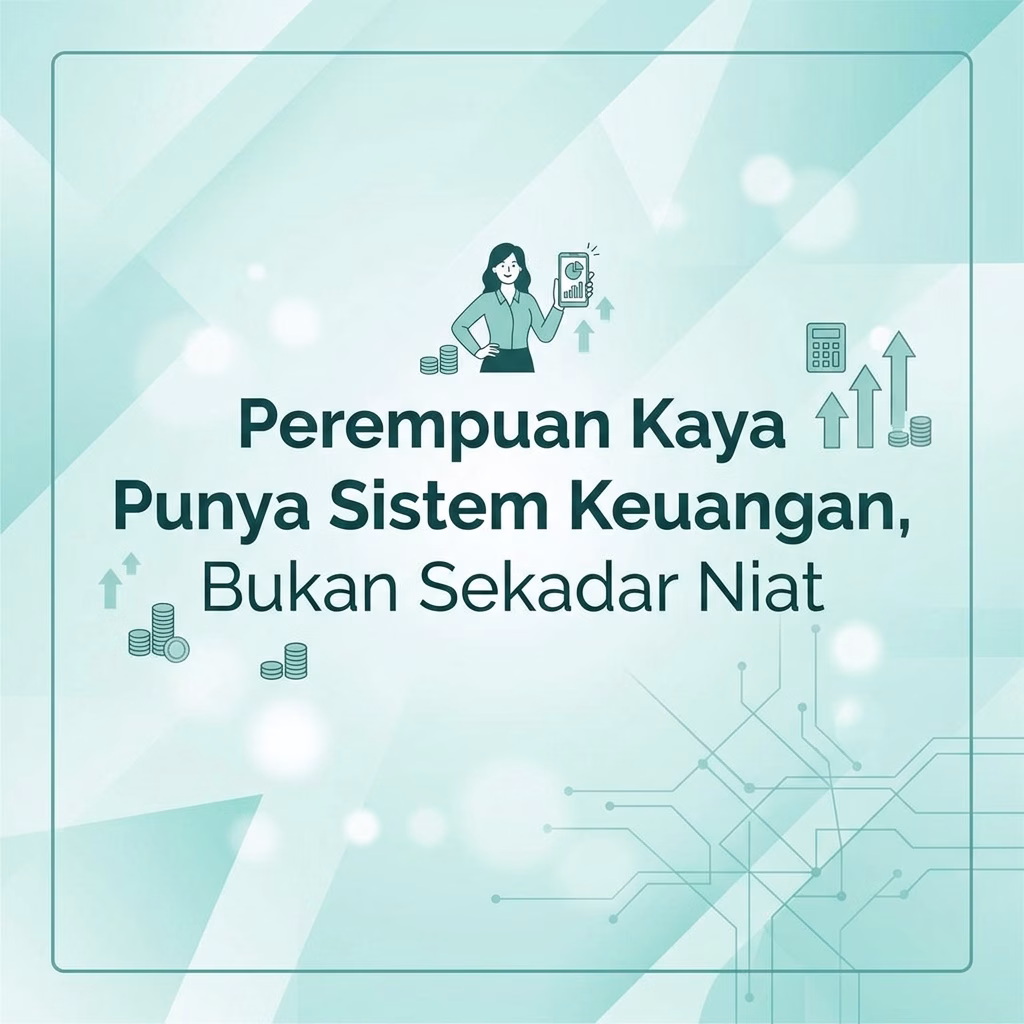 Perempuan Kaya Punya Sistem Keuangan, Bukan Sekadar Niat