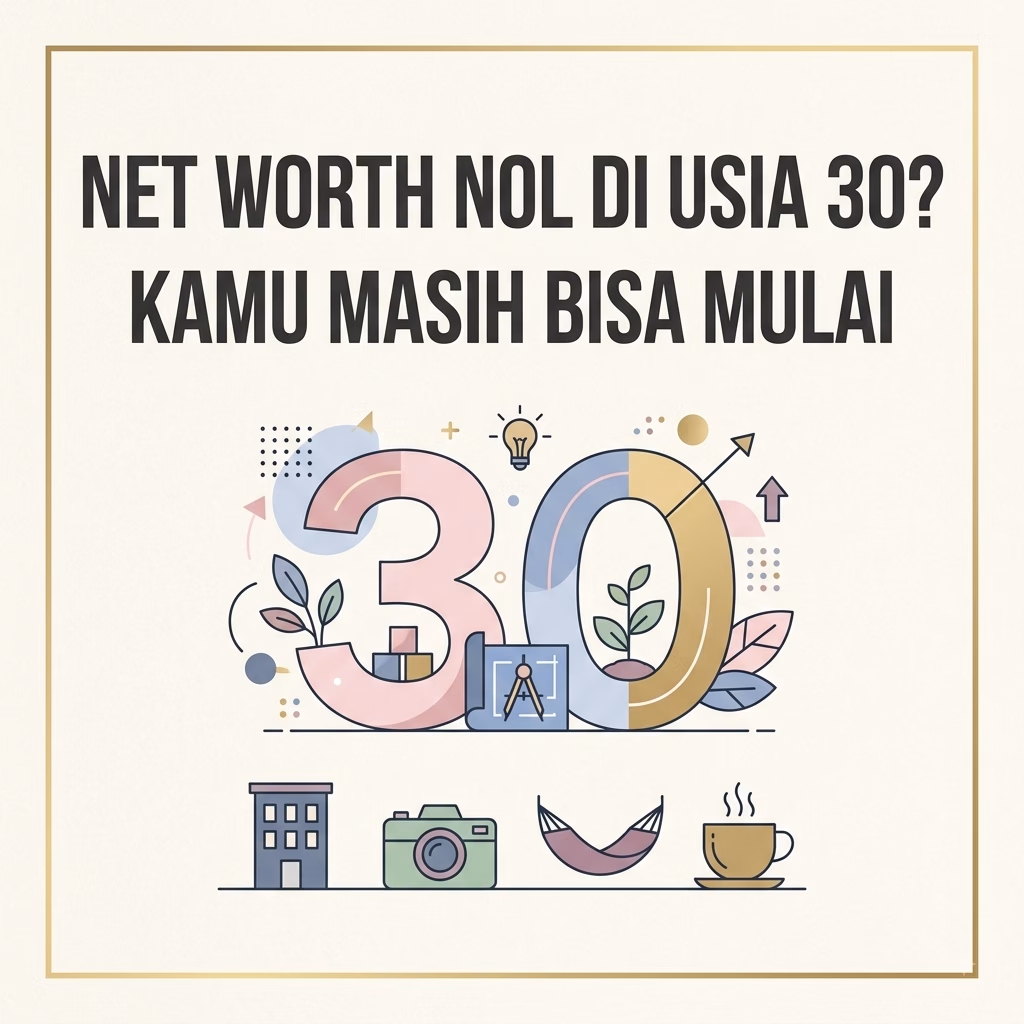 Net Worth Nol di Usia 30? Kamu Masih Bisa Mulai