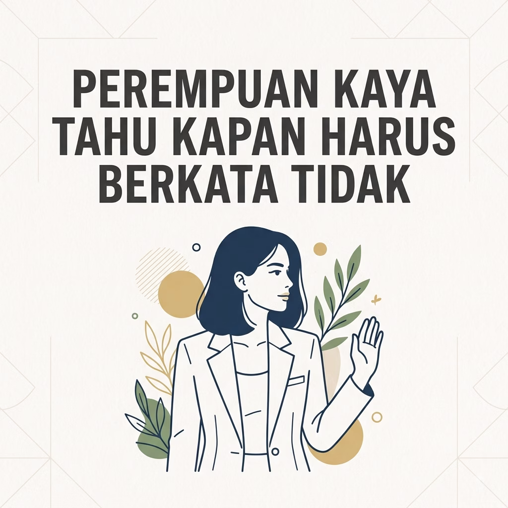 Perempuan Kaya Tahu Kapan Harus Berkata Tidak