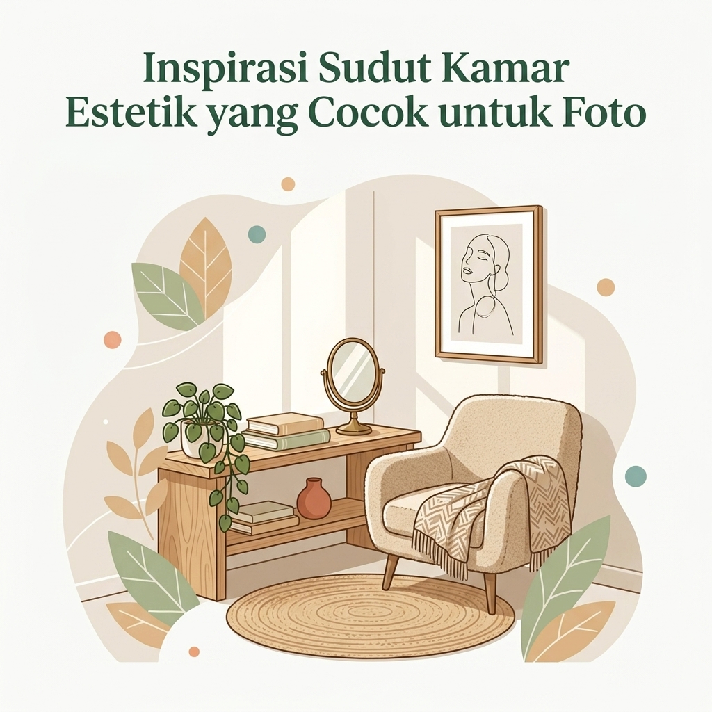 Inspirasi Sudut Kamar Estetik yang Cocok untuk Foto