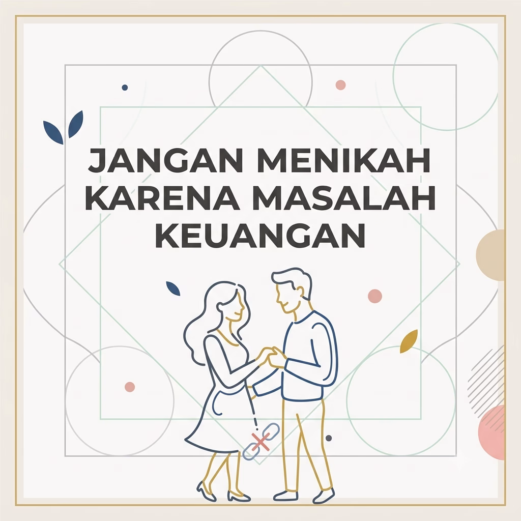 Jangan Menikah Karena Masalah Keuangan