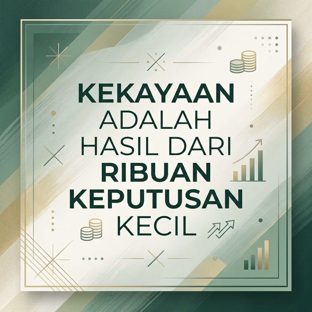 Kekayaan Adalah Hasil dari Ribuan Keputusan Kecil