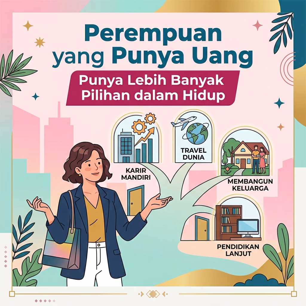 Perempuan Punya Uang Punya Lebih Banyak Pilihan dalam Hidup
