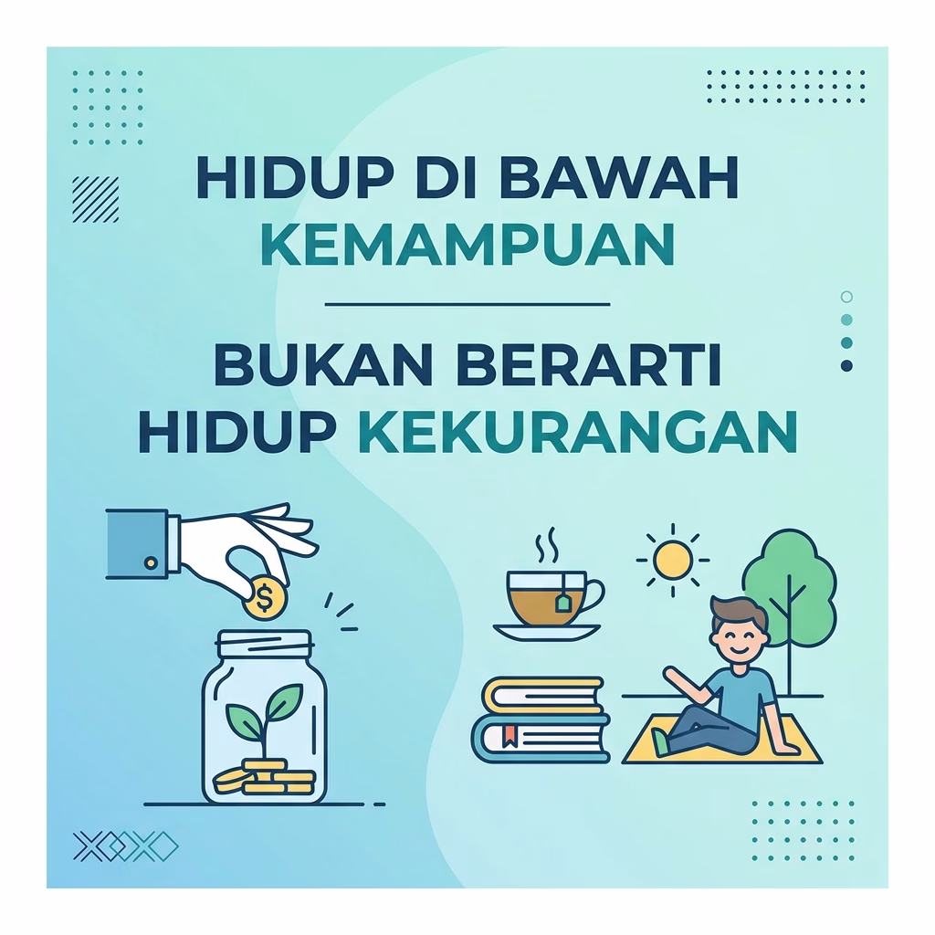Hidup di Bawah Kemampuan Bukan Berarti Hidup Kekurangan