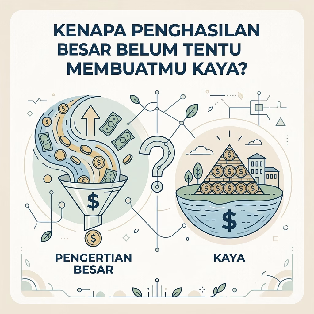 Kenapa Penghasilan Besar Belum Tentu Membuatmu Kaya?