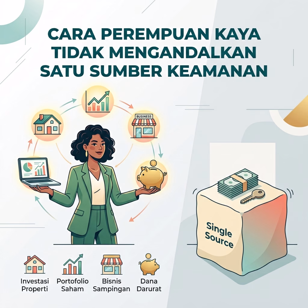 Perempuan Kaya Tidak Mengandalkan Satu Sumber Keamanan