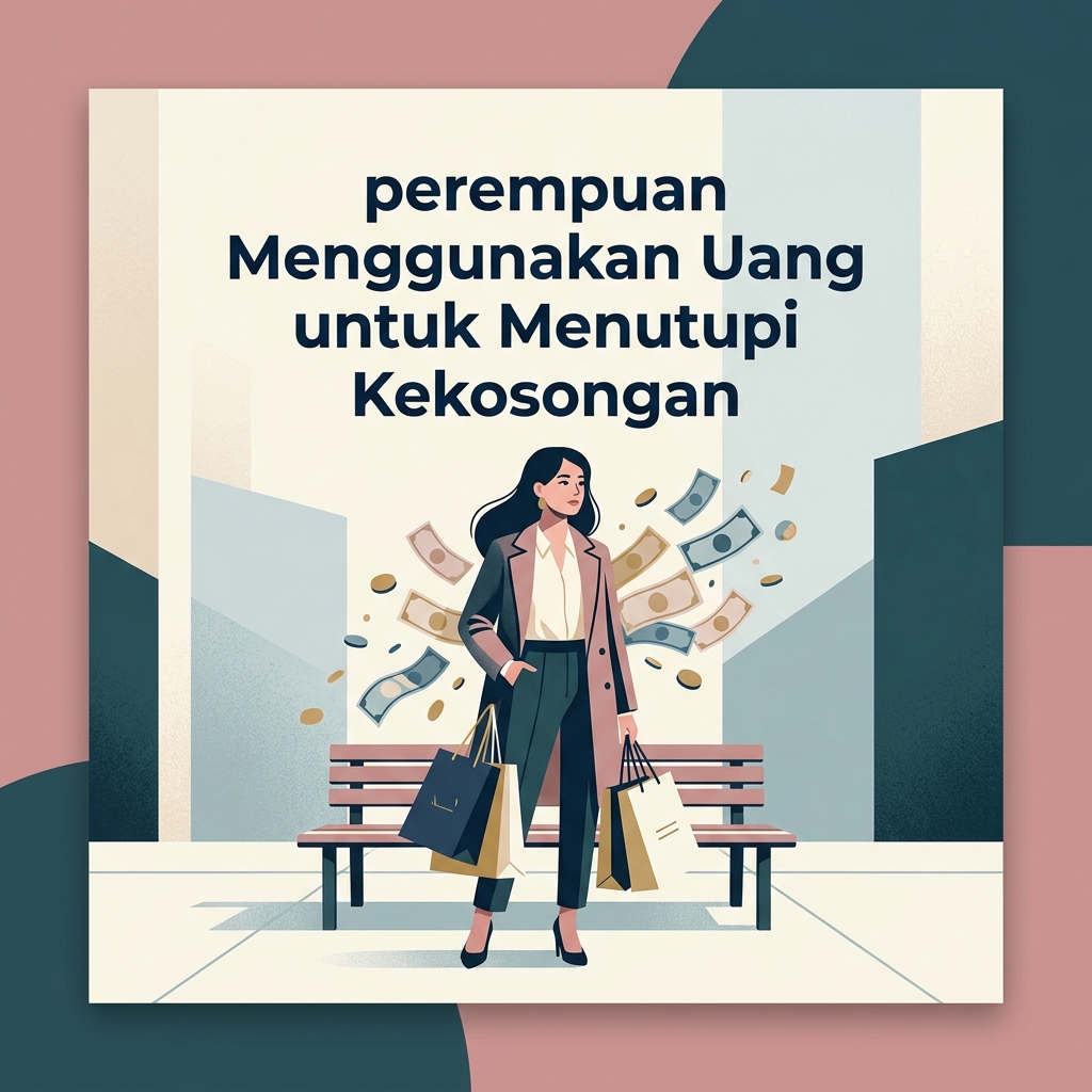Perempuan Menggunakan Uang untuk Menutupi Kekosongan