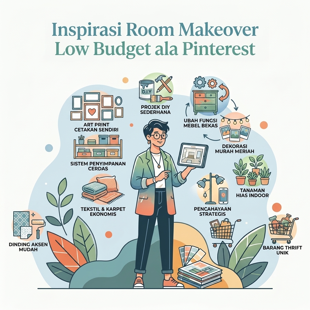 Ide Dekorasi Kamar untuk Pecinta Warna Pastel