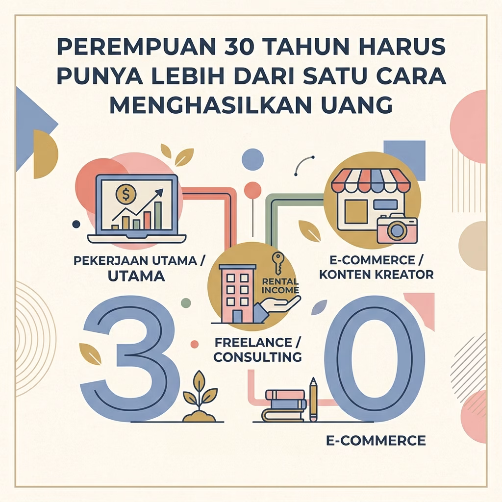 Perempuan 30 Tahun Harus Punya Satu Cara Menghasilkan Uang