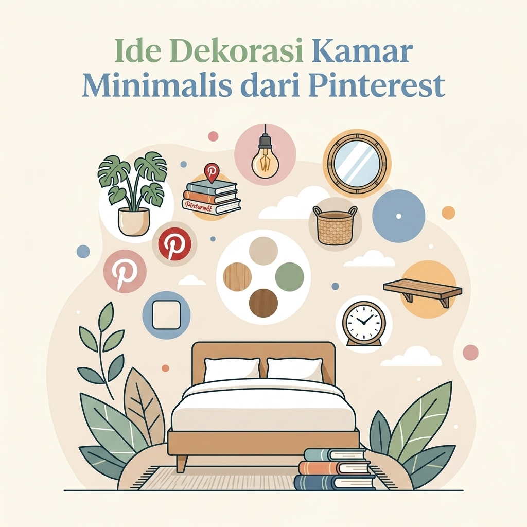 Ide Dekorasi Kamar Minimalis dari Pinterest