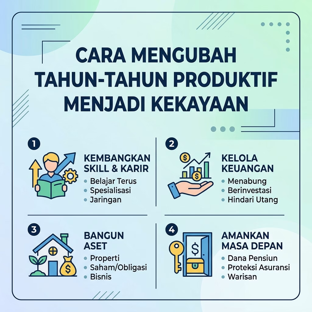 Cara Mengubah Tahun-Tahun Produktif Menjadi Kekayaan