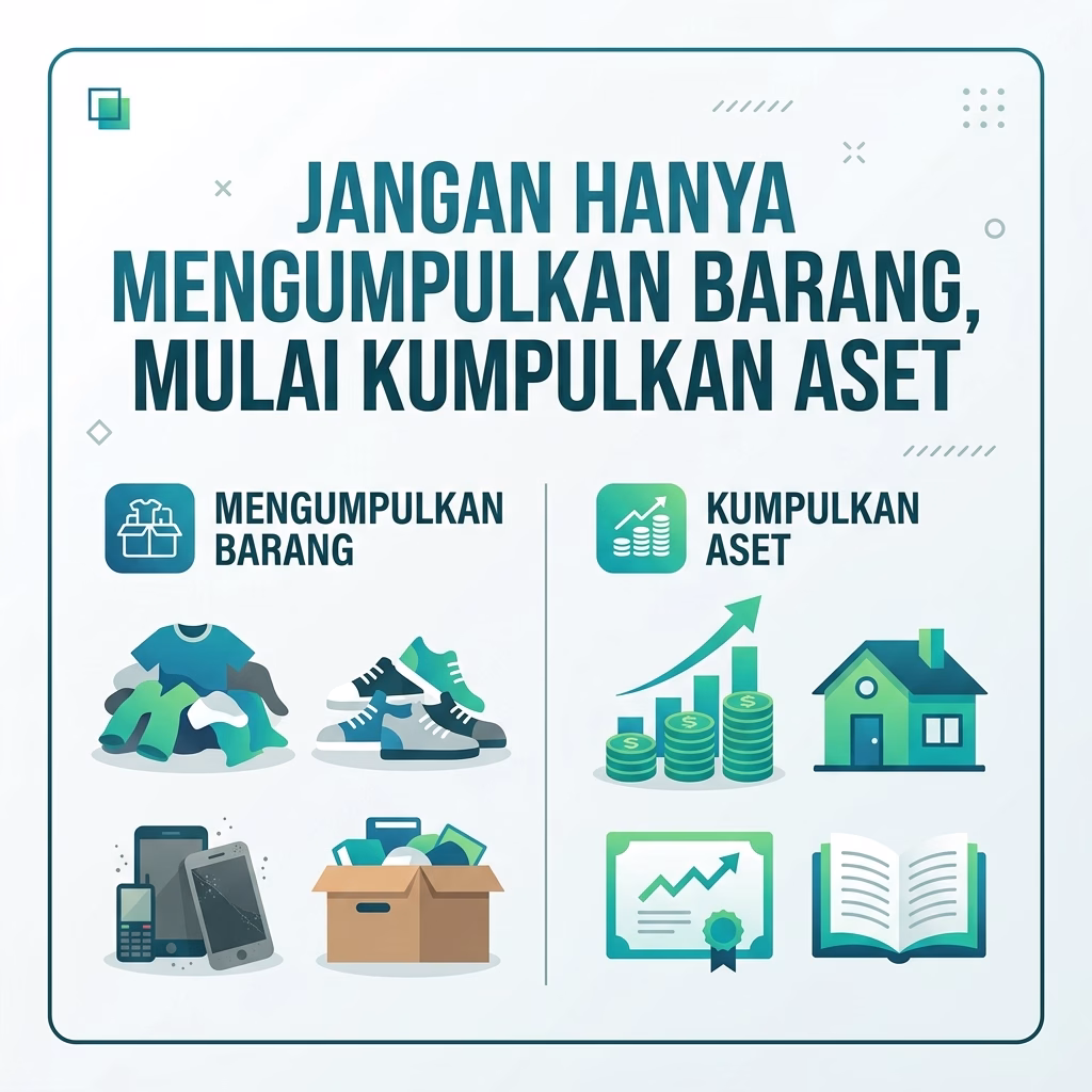 Jangan Hanya Mengumpulkan Barang, Mulai Kumpulkan Aset
