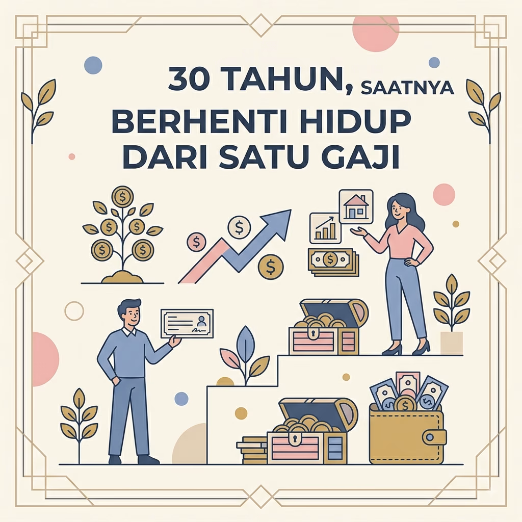 30 Tahun, Saatnya Berhenti Hidup dari Satu Gaji