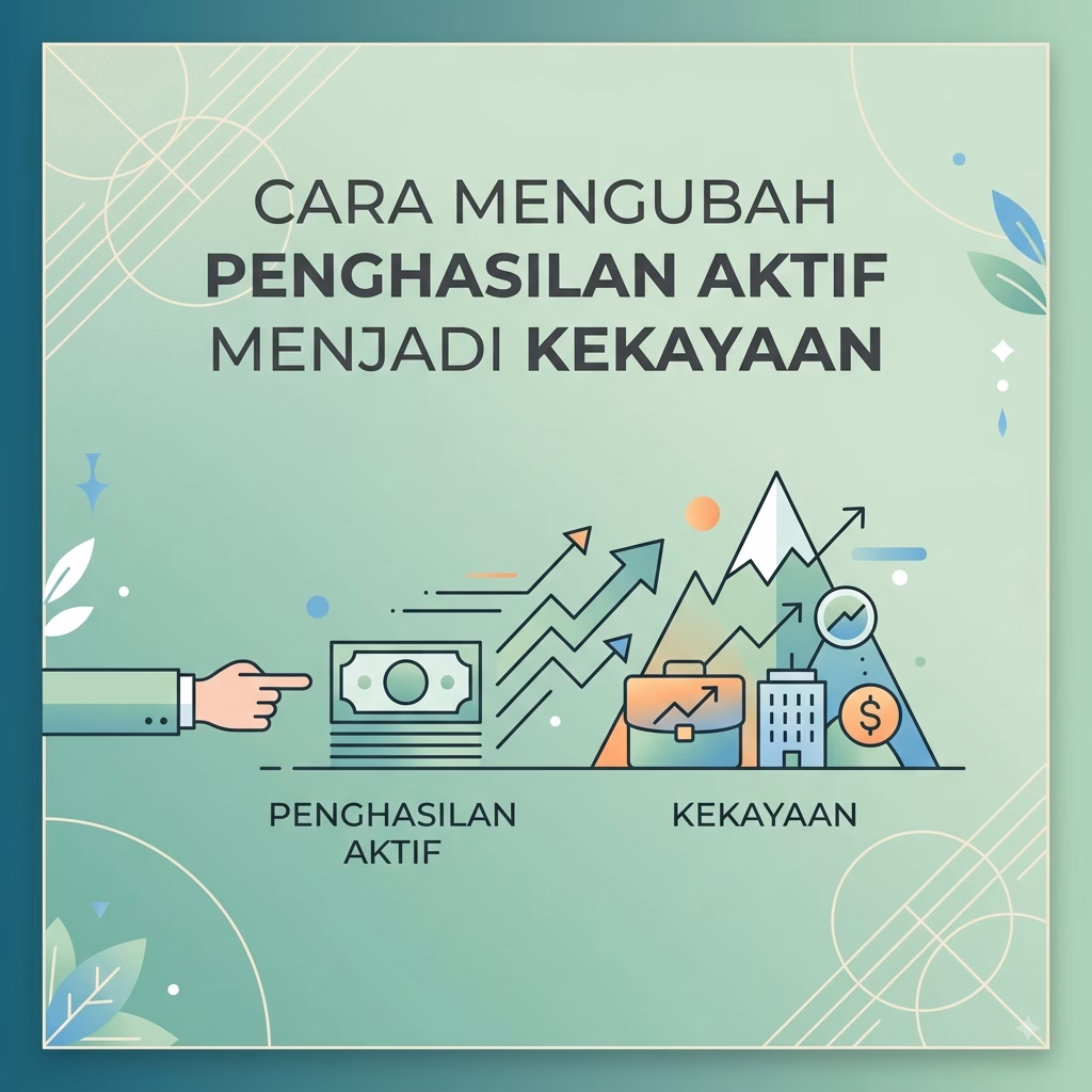 Cara Mengubah Penghasilan Aktif Menjadi Kekayaan