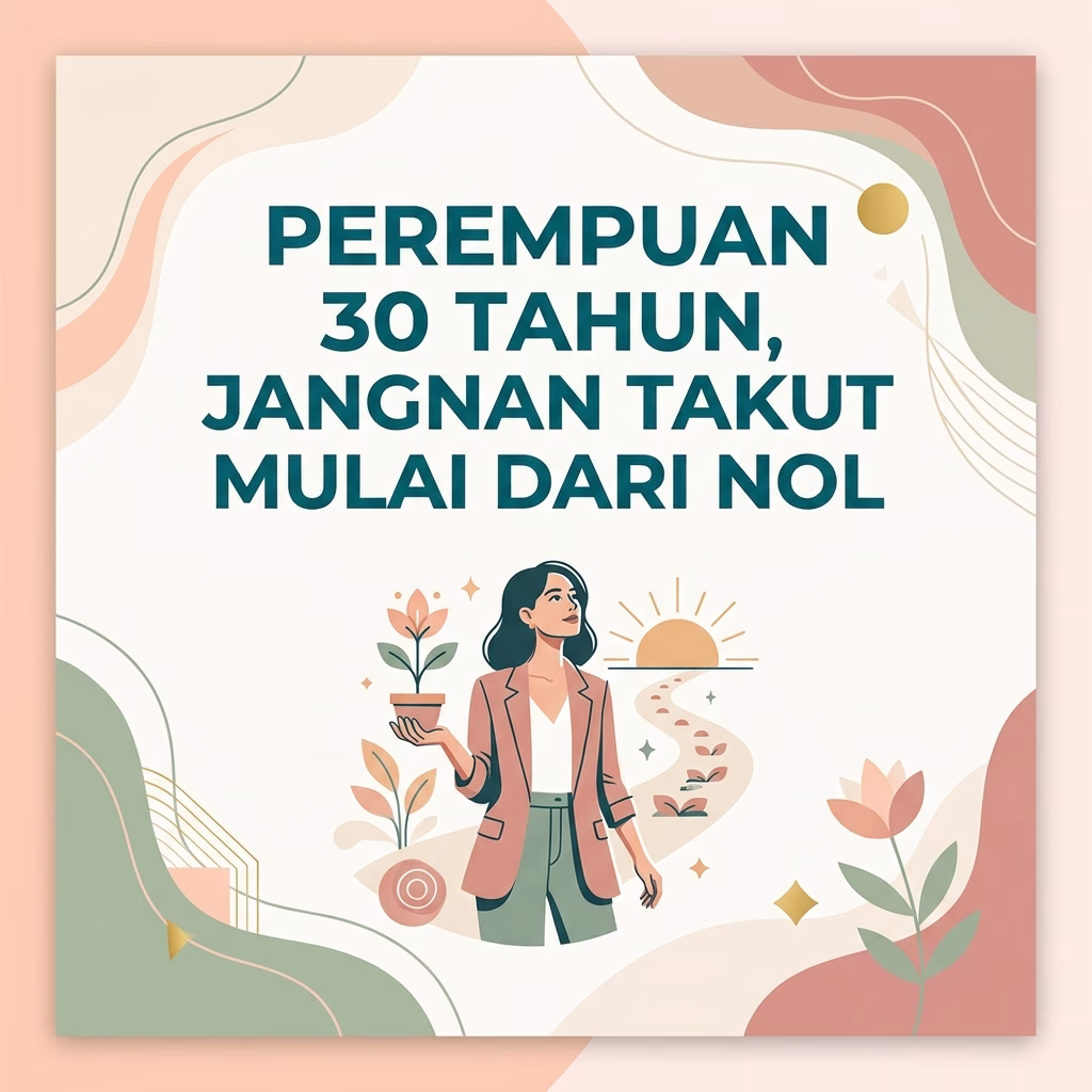 Perempuan 30 Tahun, Jangan Takut Mulai dari Nol