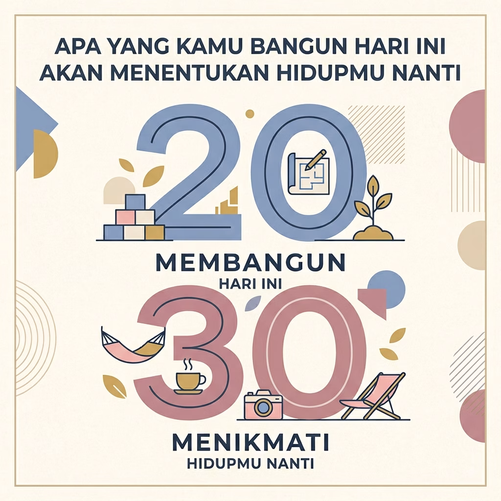 Apa yang Kamu Bangun Hari Ini Akan Menentukan Hidupmu Nanti
