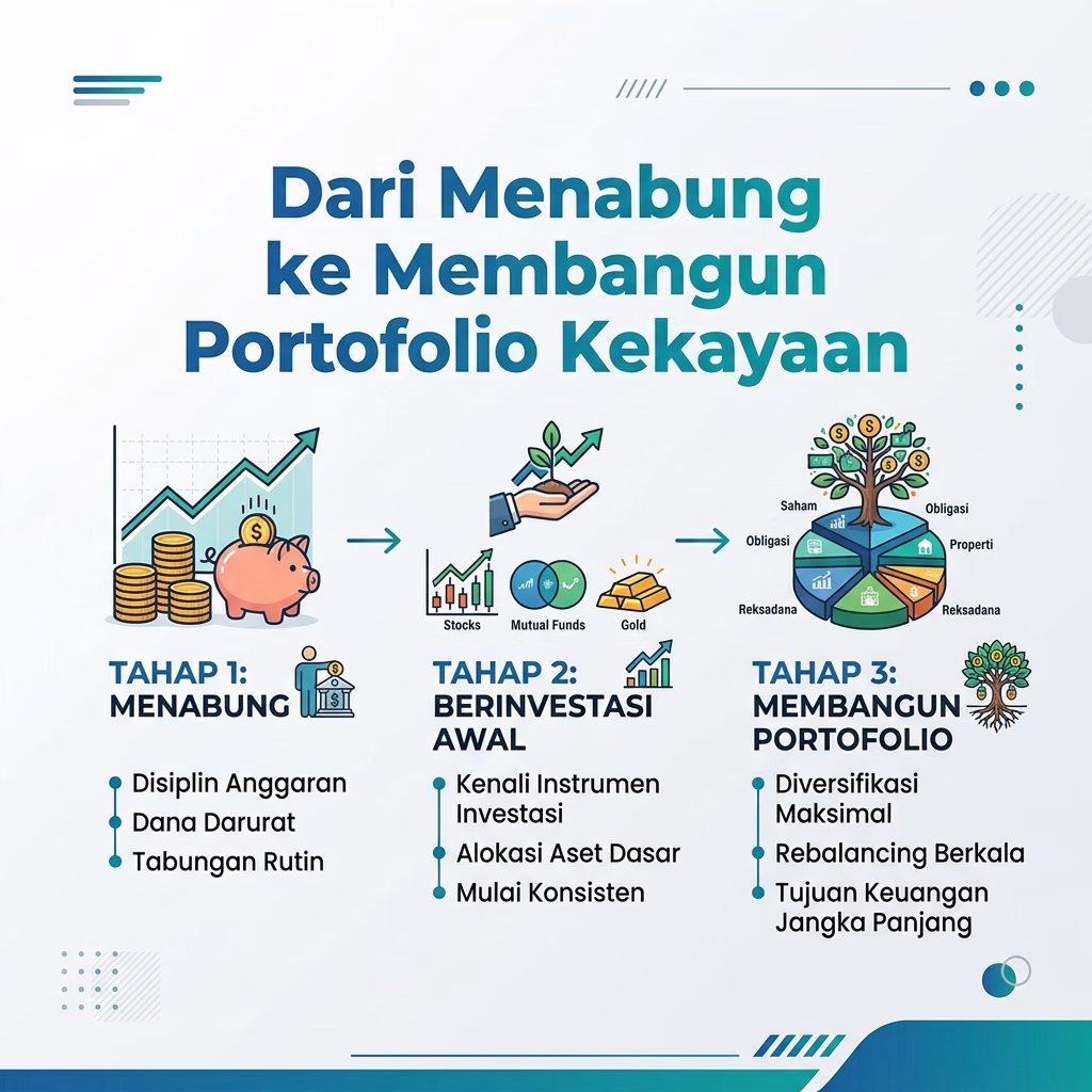 Dari Menabung ke Membangun Portofolio Kekayaan