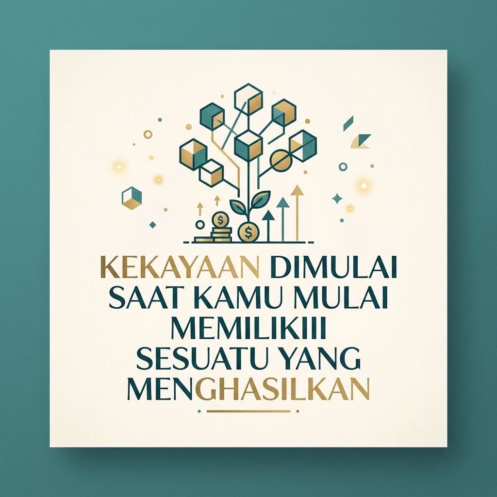 Kekayaan Dimulai Saat Kamu Mulai Memiliki Sesuatu