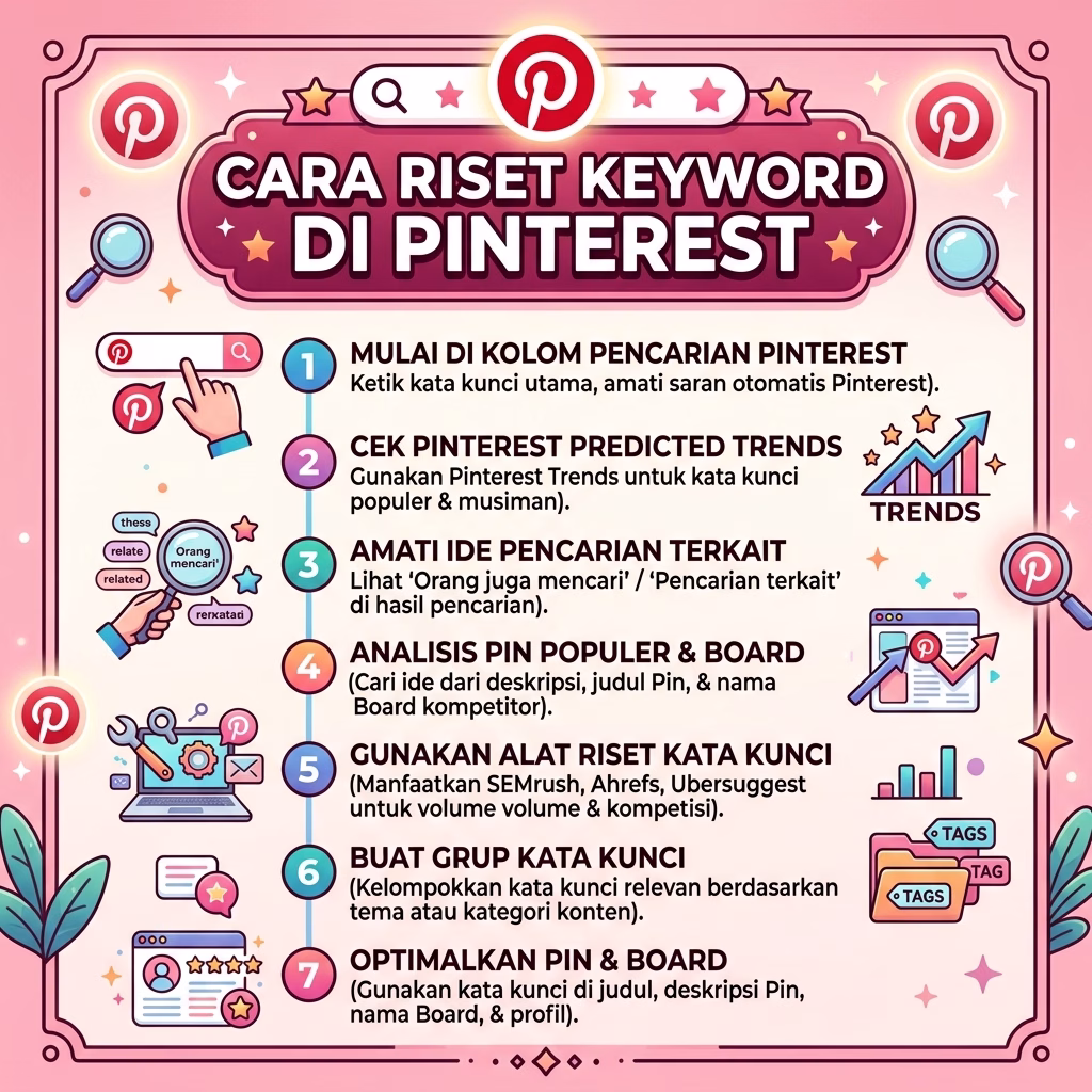 Cara Riset Keyword di Pinterest