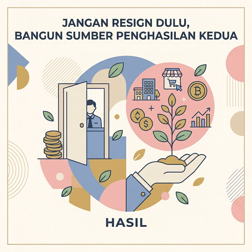 Jangan Resign Dulu, Bangun Sumber Penghasilan Kedua
