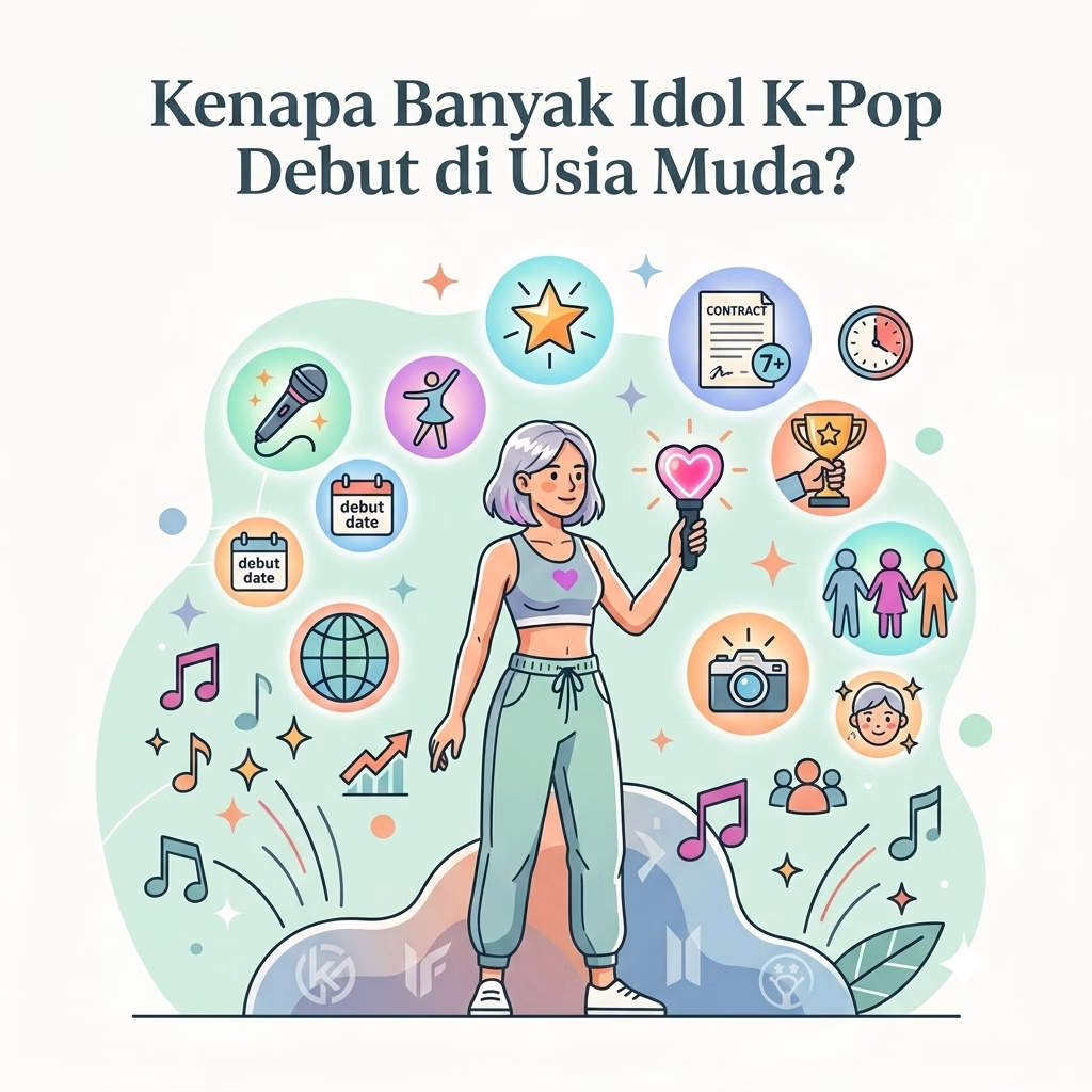 Kenapa Banyak Idol K-Pop Debut di Usia Muda?