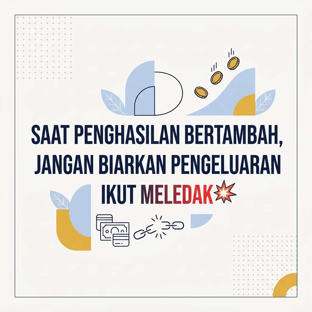 Penghasilan Bertambah, Jangan Biarkan Pengeluaran Meledak