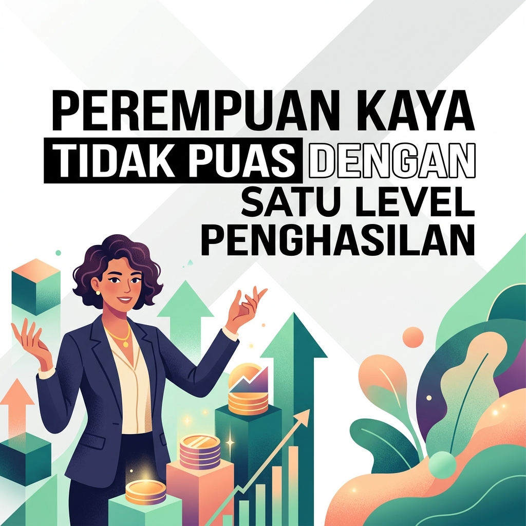 Perempuan Kaya Tidak Puas dengan Satu Level Penghasilan