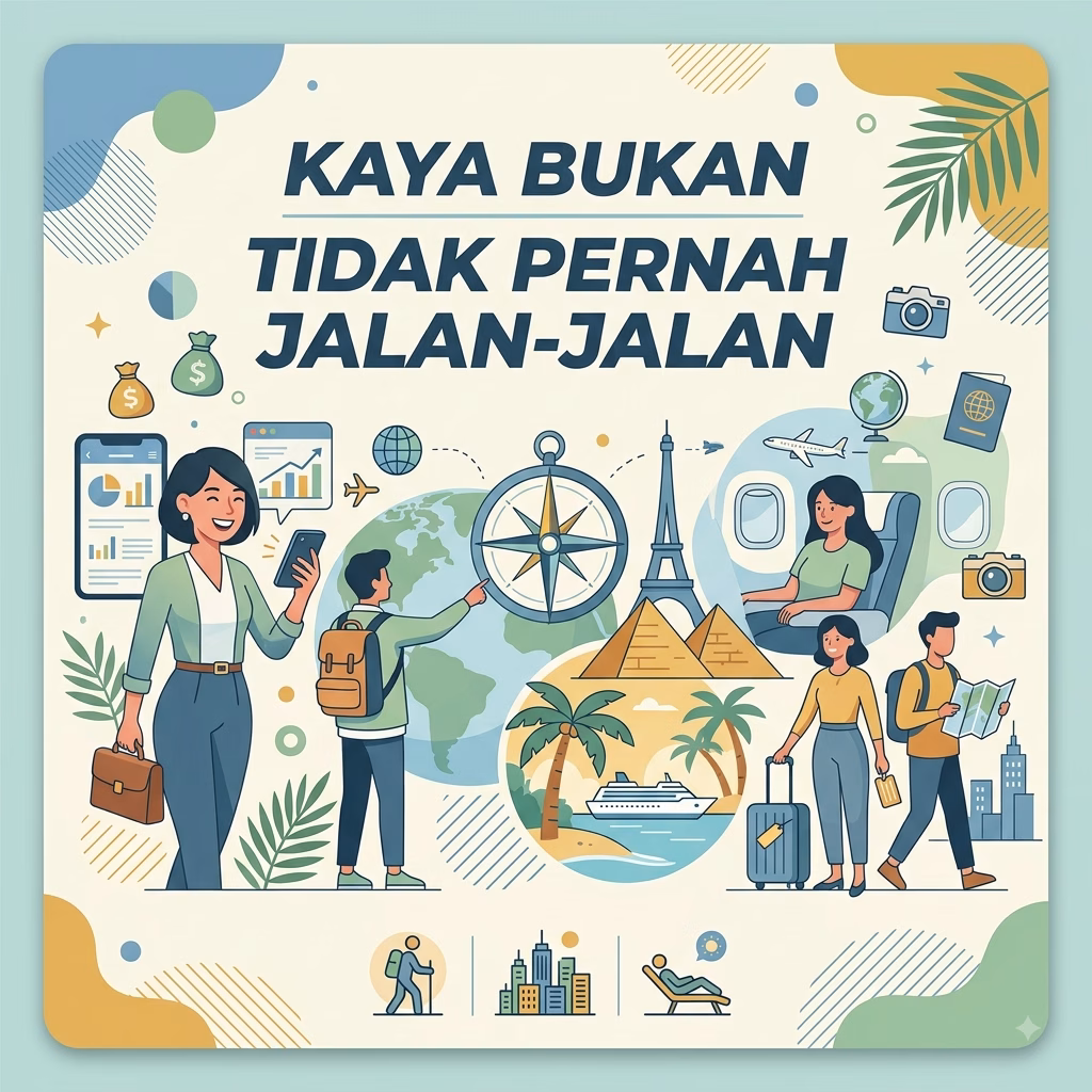 Kaya Bukan Berarti Tidak Pernah Jalan-Jalan