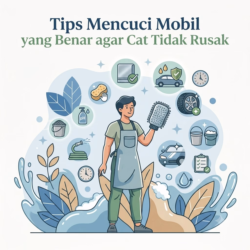 Tips Mencuci Mobil yang Benar agar Cat Tidak Rusak