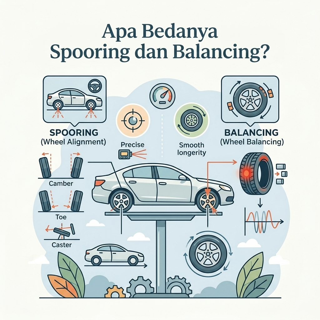 Apa Bedanya Spooring dan Balancing?