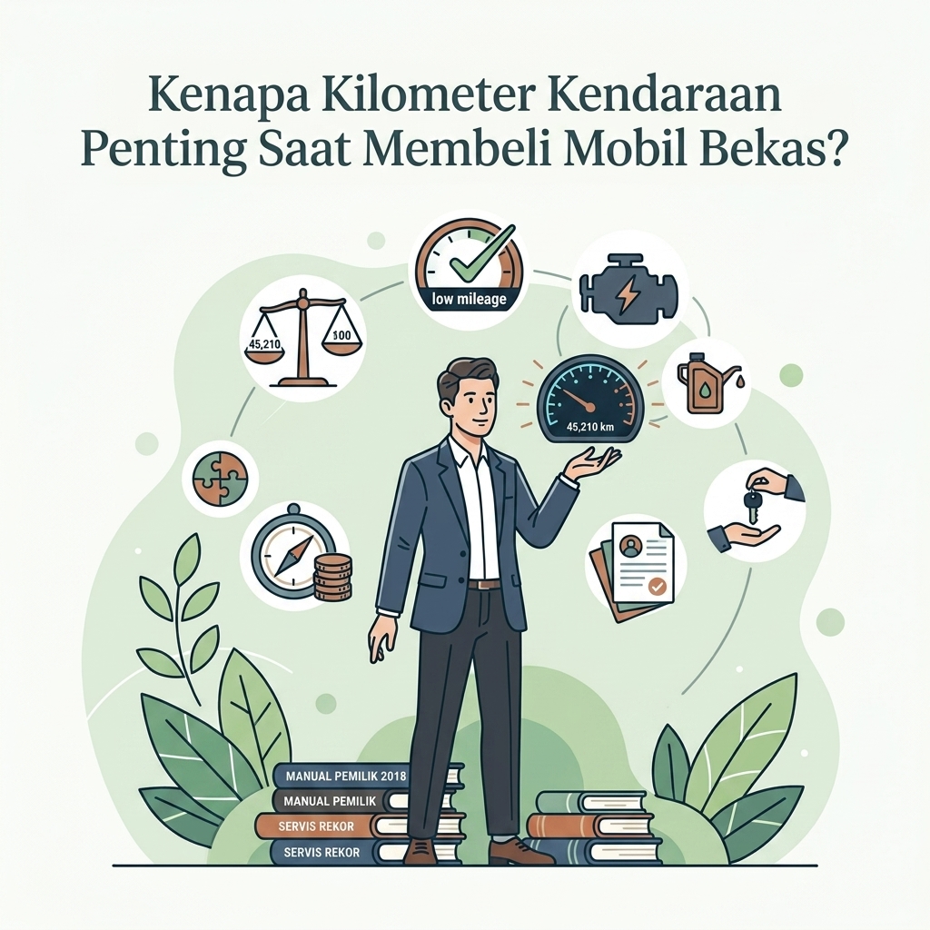 Kenapa Kilometer Kendaraan Penting Saat Membeli Mobil Bekas?