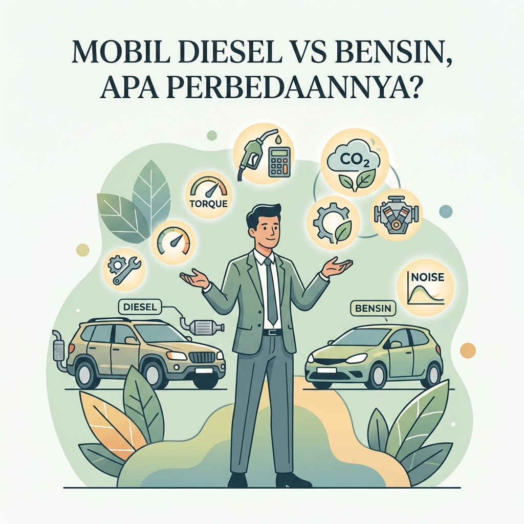 Mobil Diesel vs Bensin, Apa Perbedaannya?