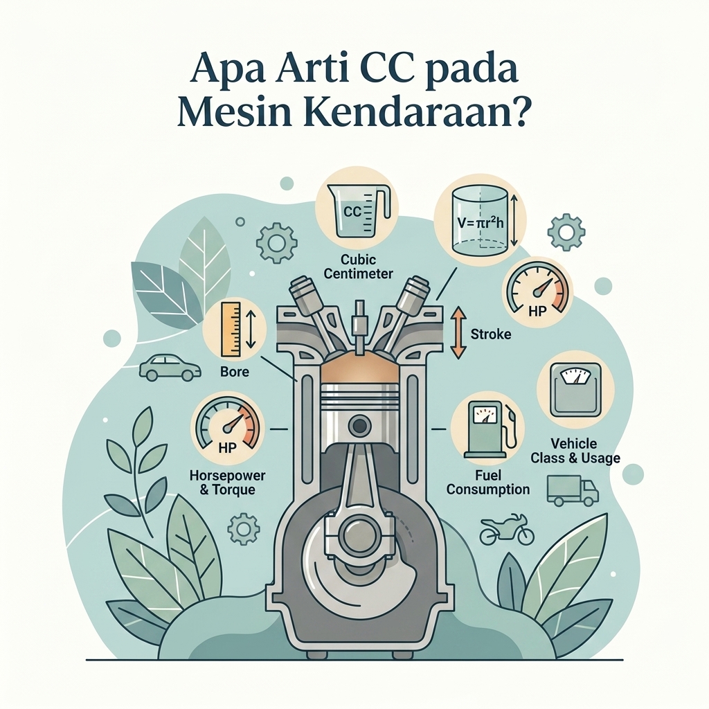 Apa Arti CC pada Mesin Kendaraan?