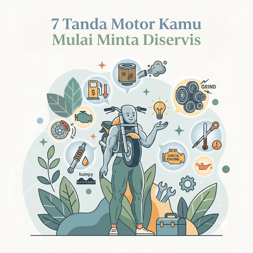 7 Tanda Motor Kamu Mulai Minta Diservis