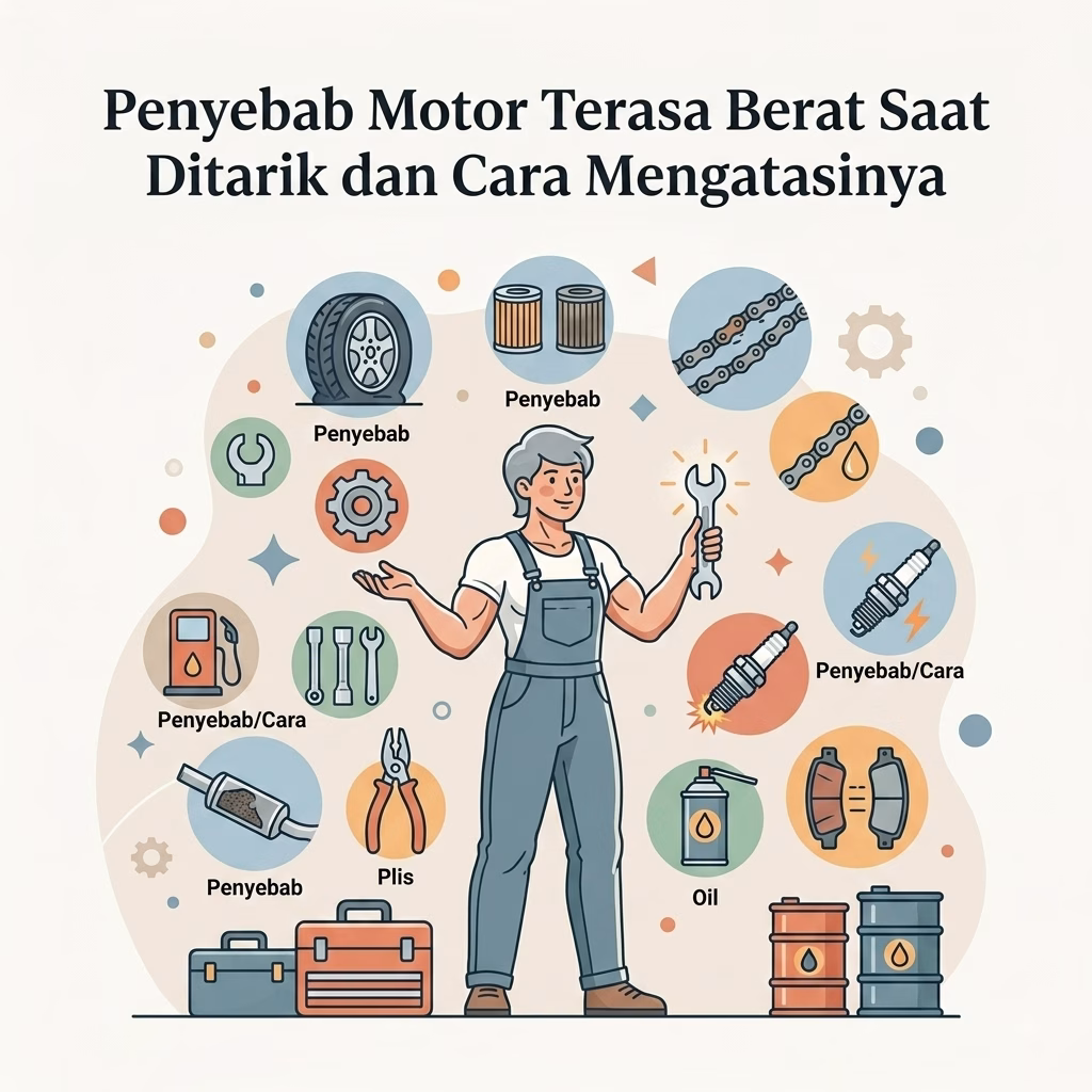 Motor Terasa Berat Saat Ditarik dan Cara Mengatasinya