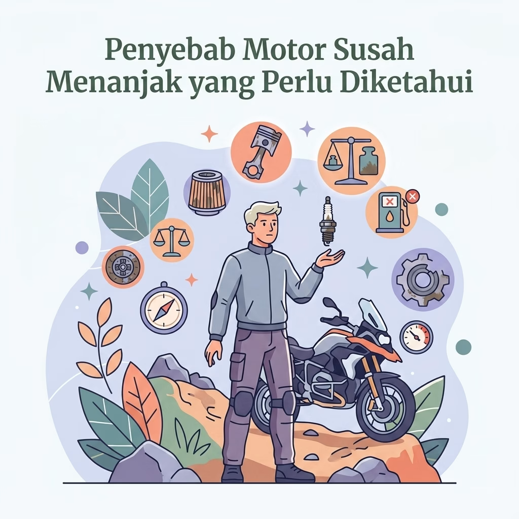 Penyebab Motor Susah Menanjak yang Perlu Diketahui
