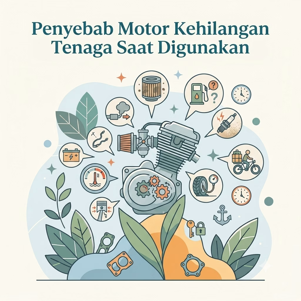 Penyebab Motor Kehilangan Tenaga Saat Digunakan