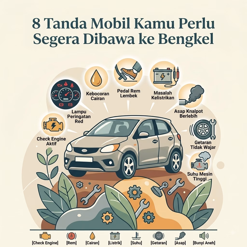 8 Tanda Mobil Kamu Perlu Segera Dibawa ke Bengkel