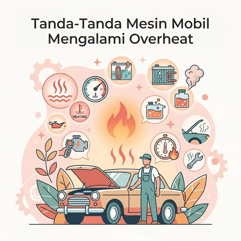 anda-Tanda Mesin Mobil Mengalami Overheat