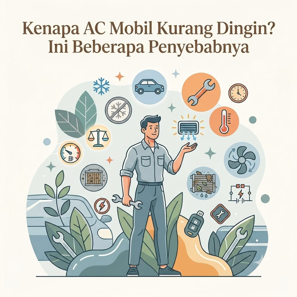 Kenapa AC Mobil Kurang Dingin? Ini Beberapa Penyebabnya