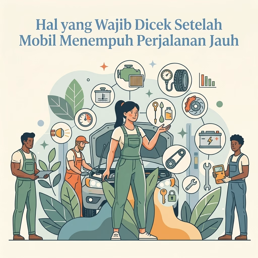 Hal yang Wajib Dicek Setelah Mobil Menempuh Perjalanan Jauh