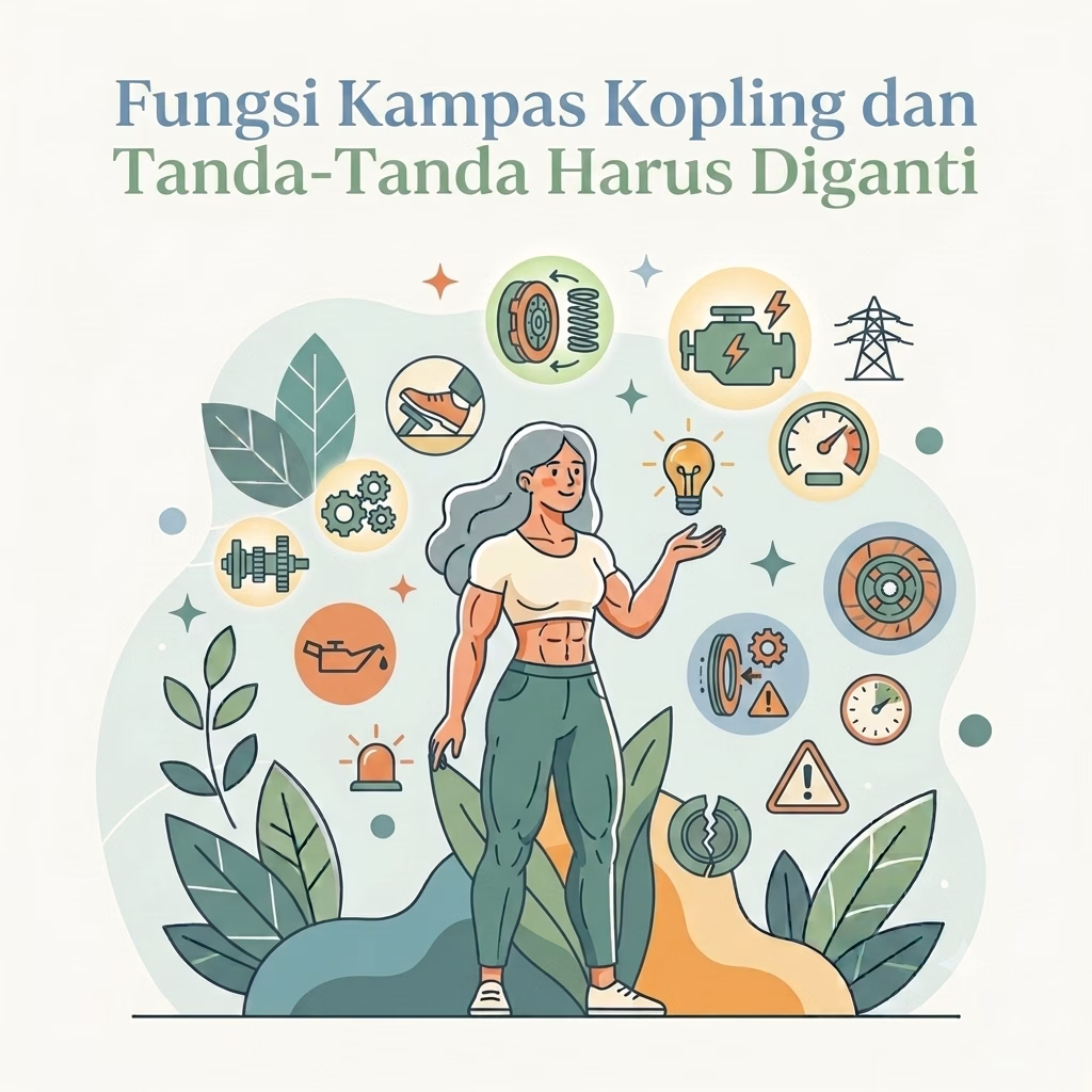 Fungsi Kampas Kopling dan Tanda-Tanda Harus Diganti