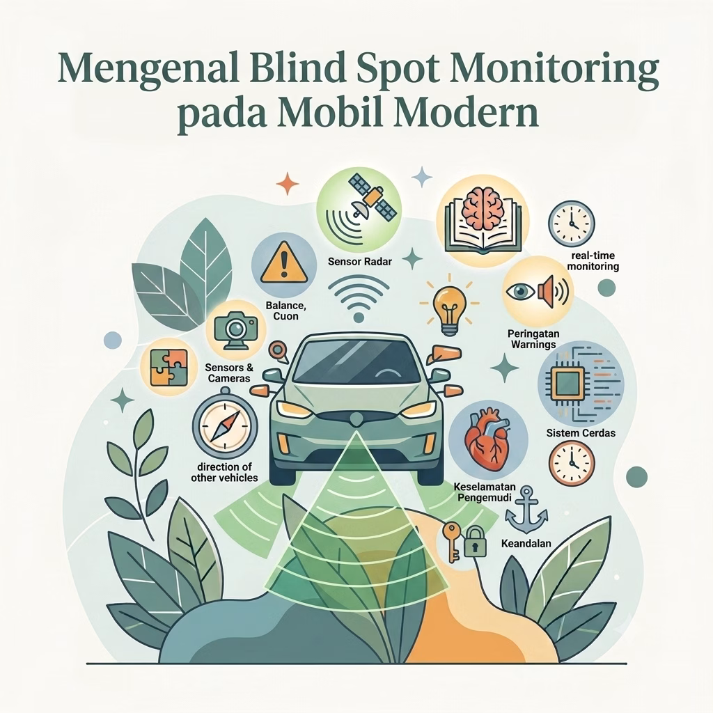Mengenal Blind Spot Monitoring pada Mobil Modern