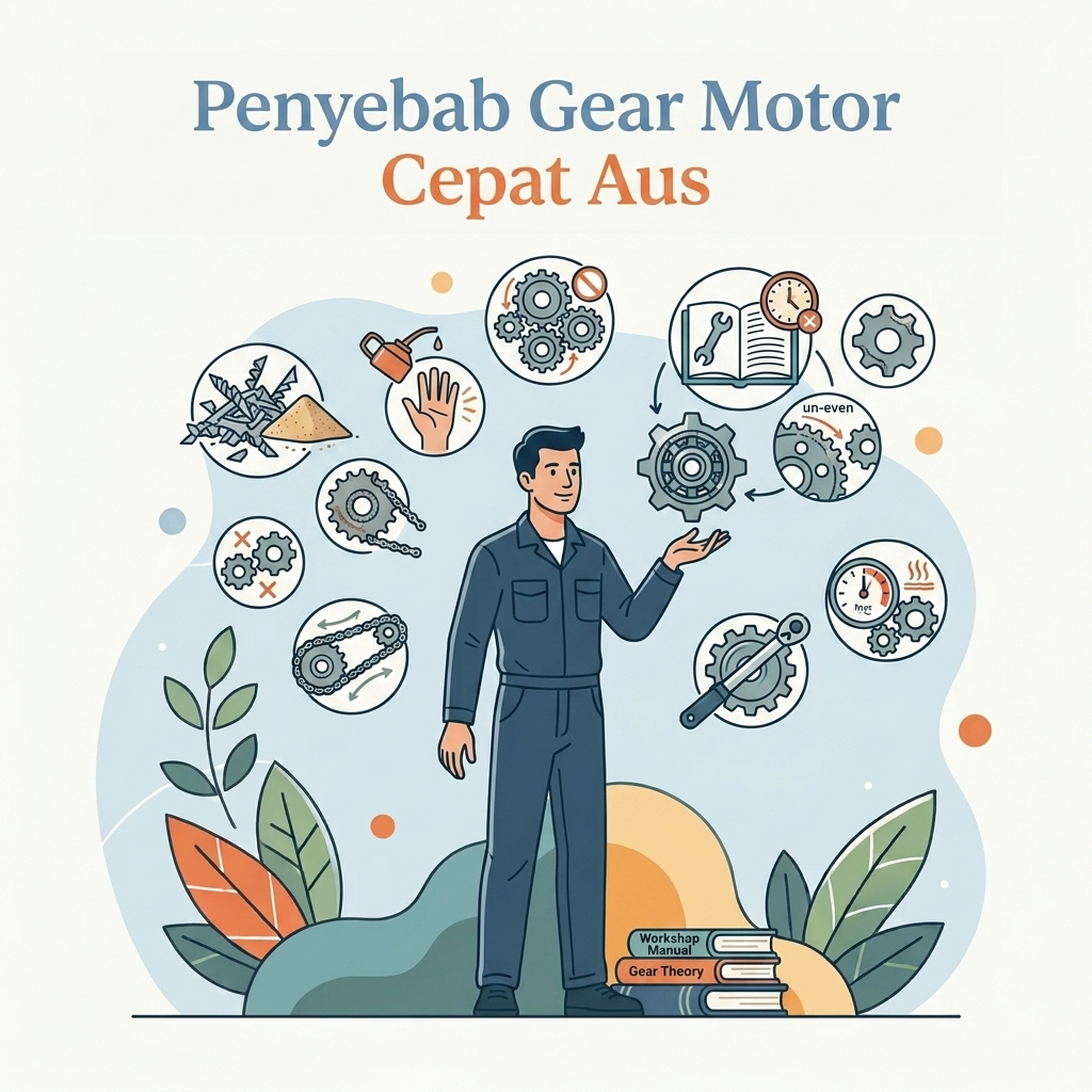Penyebab Gear Motor Cepat Aus