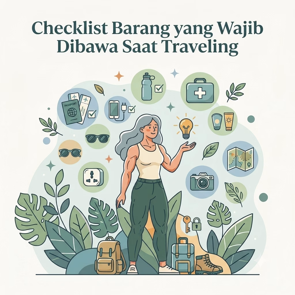 Checklist Barang yang Wajib Dibawa Saat Traveling