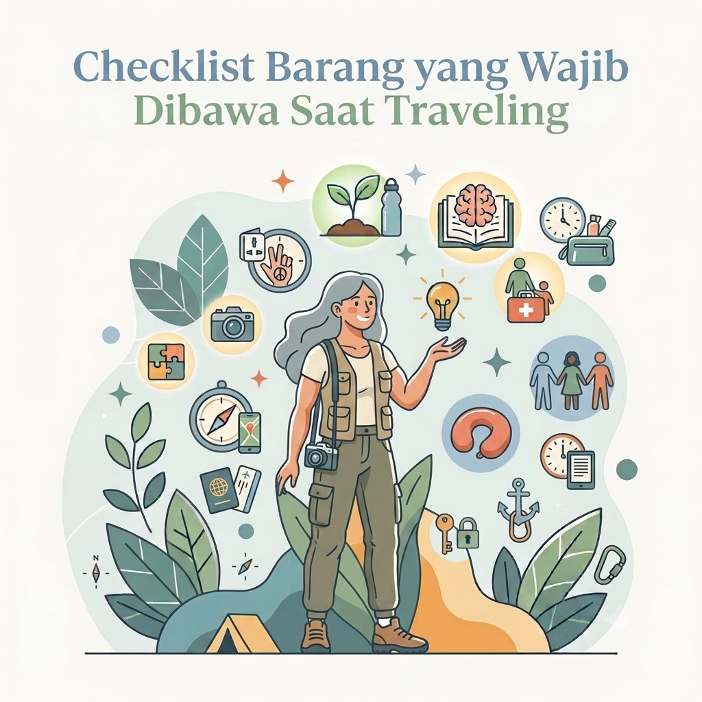Checklist Barang yang Wajib Dibawa Saat Traveling
