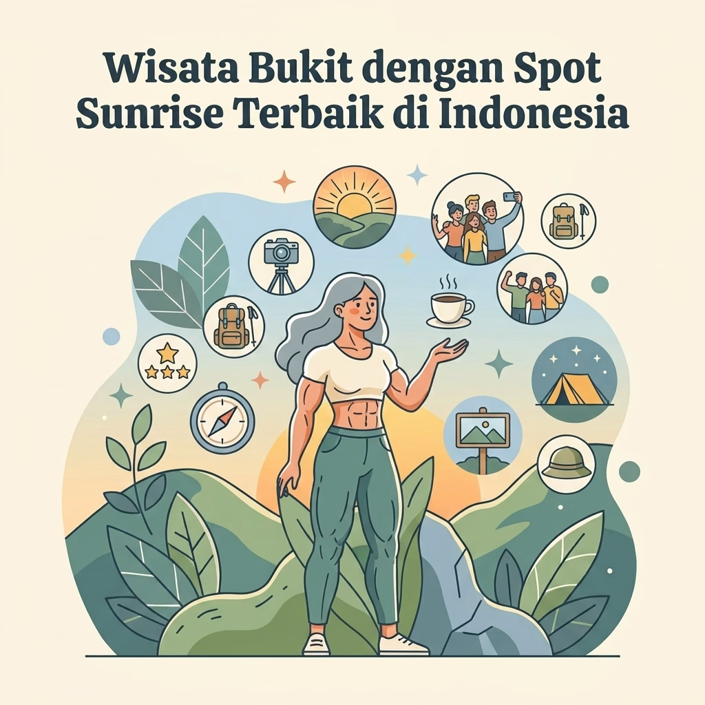 Wisata Bukit dengan Spot Sunrise Terbaik di Indonesia
