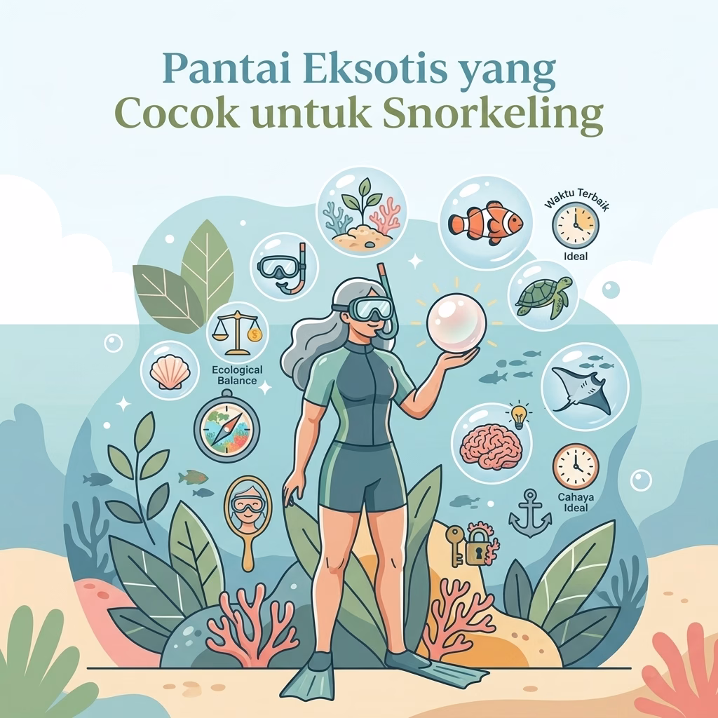 Pantai Eksotis yang Cocok untuk Snorkeling