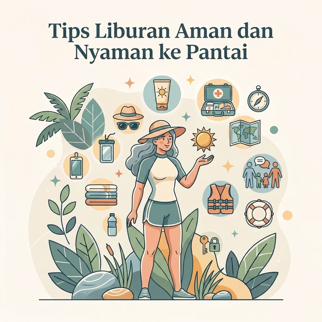 Tips Liburan Aman dan Nyaman ke Pantai